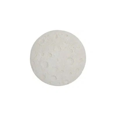 Phillips Collection Crater Wall Art, 22", Cast Stone In White,ivory