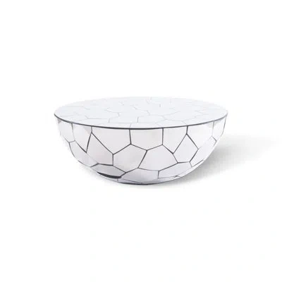 Phillips Collection Crazy Cut Solid Coffee Table In Stainless Steel