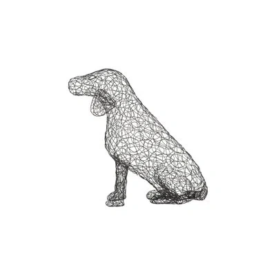 Phillips Collection Crazy Wire Beagle In Black