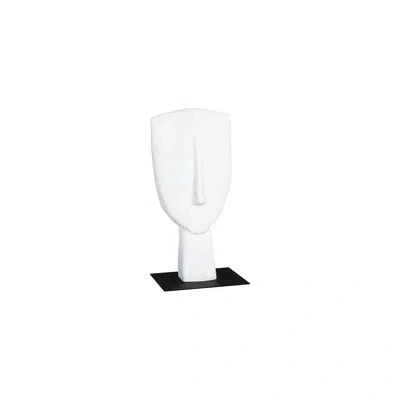 Phillips Collection Cycladic Head Sculpture, Classic, White