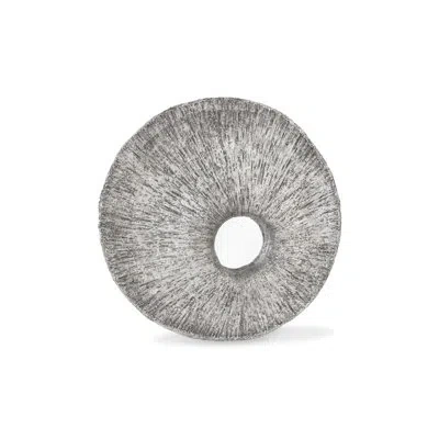 Phillips Collection Dimensional Convergence Accent Mirror In Silver Leaf