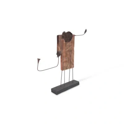 Phillips Collection Elephant Carved Sculpture In Black;brown