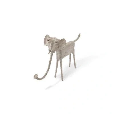 Phillips Collection Elephant Statue In Off White