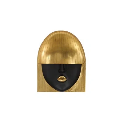 Phillips Collection Fashion Faces Wall Décor In Gold Leaf