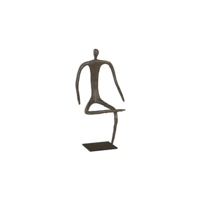 Phillips Collection Figure Statue On Metal Base In Bronze