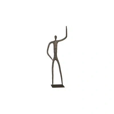 Phillips Collection Figure Statue On Metal Base In Bronze