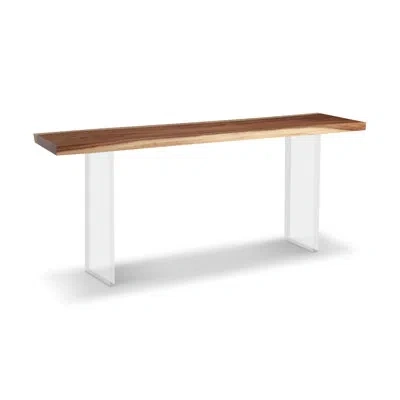 Phillips Collection Floating 84" Console Table In Brown