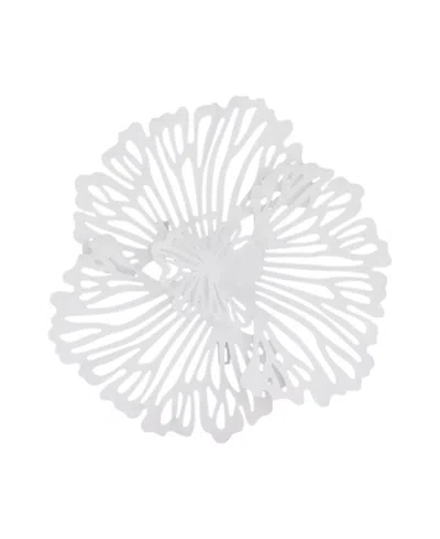 Phillips Collection Flower Extra Small Metal Wall Art In White