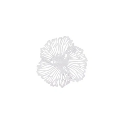 Phillips Collection Flower Wall Art Extra Small Metal In White