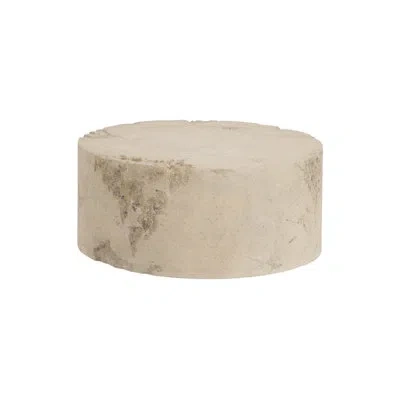 Phillips Collection Formation Coffee Table, Roman Stone In Light Beige