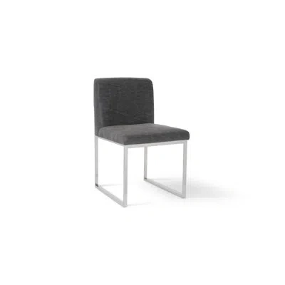 Phillips Collection Frozen Dining Chair In Vintage Dark Gray