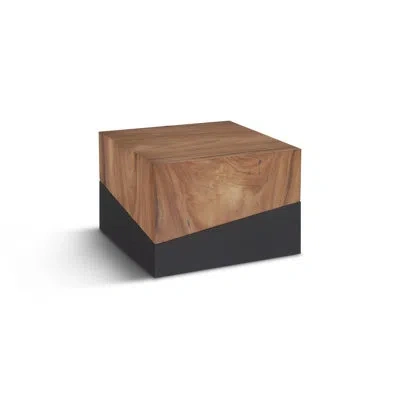 Phillips Collection Geometry Solid Coffee Table In Brown