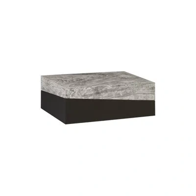 Phillips Collection Geometry Solid Coffee Table In Gray