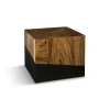 Phillips Collection Geometry Solid End Table In Brown