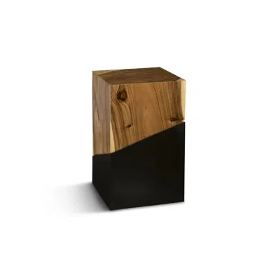 Phillips Collection Geometry Solid End Table In Brown