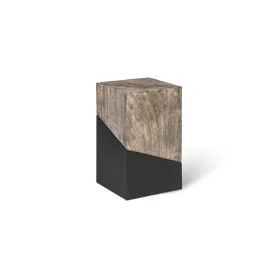 Phillips Collection Geometry Solid End Table In Gray