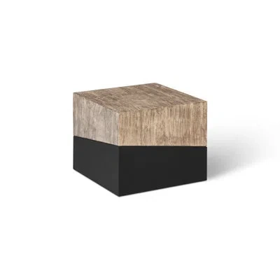 Phillips Collection Geometry Solid End Table In Gray
