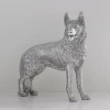 Phillips Collection German Shepherd Statue In Silver