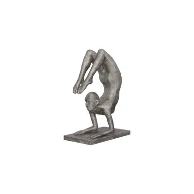 Phillips Collection Handstand Scorpion Statue, Aluminum In Silver