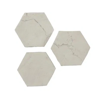 Phillips Collection Hexagon Wall Tiles, Roman Stone In Brown