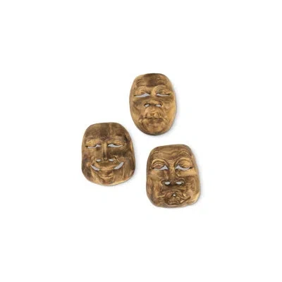 Phillips Collection Indonesian 3 Piece Wall Décor Set In Brown