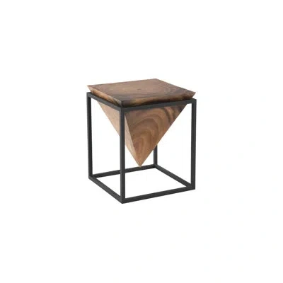Phillips Collection Inverted Pyramid Side Table, Natural