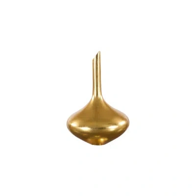 Phillips Collection Julian 19" Resin Table Vase In Gold Leaf