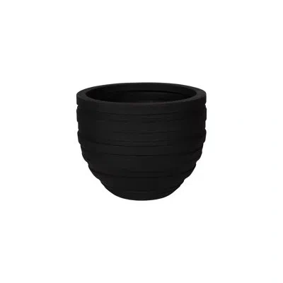 Phillips Collection June Resin Pot Planter In Black