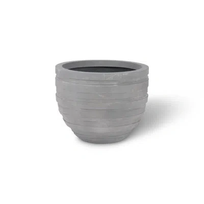 Phillips Collection June Resin Pot Planter In Gray