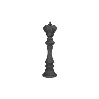 Phillips Collection King Chess Sculpture In Black