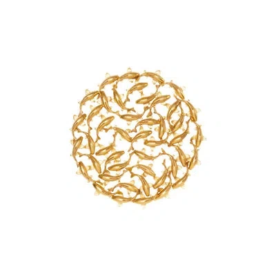 Phillips Collection Koi Wall Art, Gold Leaf