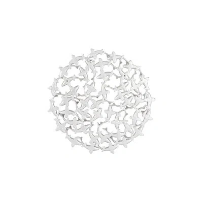 Phillips Collection Koi Wall Art Silver Leaf