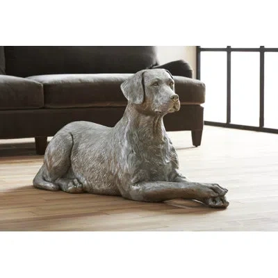 Phillips Collection Labrador, Laying In Silver