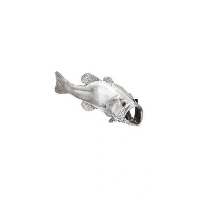 Phillips Collection Largemouth Bass Fish Wall Décor In Silver