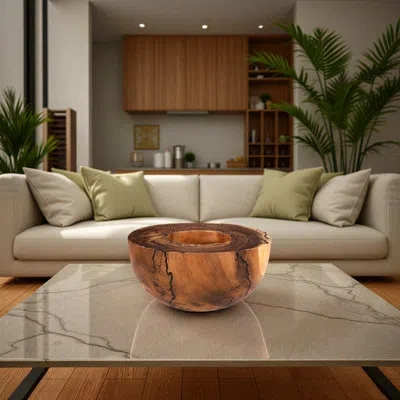 Phillips Collection Lightning Bowl In Brown