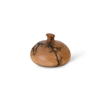 Phillips Collection Lightning Vase In Brown