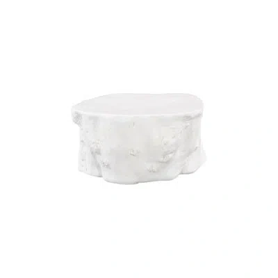 Phillips Collection Log Cocktail Table, Gel Coat White
