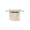 Phillips Collection Log Dining Table In Off White