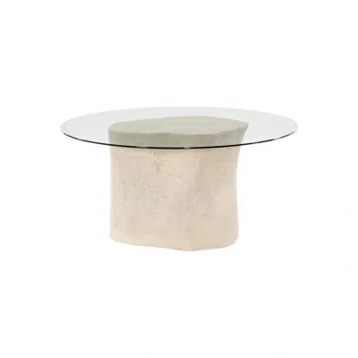 Phillips Collection Log Dining Table In Off White