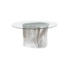 Phillips Collection Log Dining Table In Silver