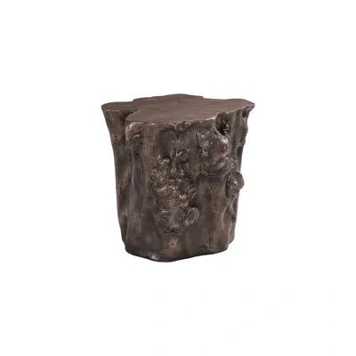 Phillips Collection Log Side Table In Bronze