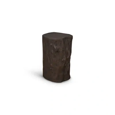 Phillips Collection Log Stool In Bronze