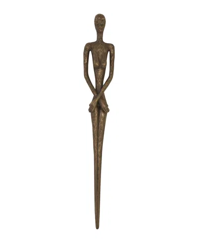 Phillips Collection Lottie Bronze Resin Wall Sculpture In Brown