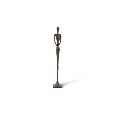 Phillips Collection Lottie Skinny Female Statue In Bronze