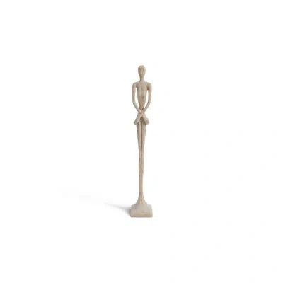 Phillips Collection Lottie Skinny Female Statue In Roman Stone