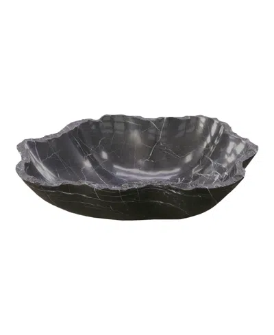 Phillips Collection Marble Stone Bowl In Black