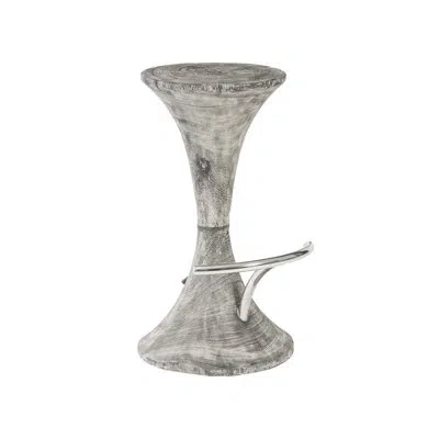 Phillips Collection Marley Solid Wood 30'' Bar Stool In Gray