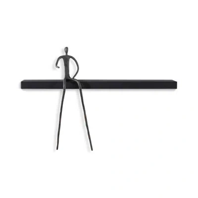 Phillips Collection Moveable Man On Shelf Sitting Wall Décor In Black