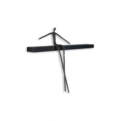 Phillips Collection Moveable Man On Shelf Sitting Wall Décor In Black