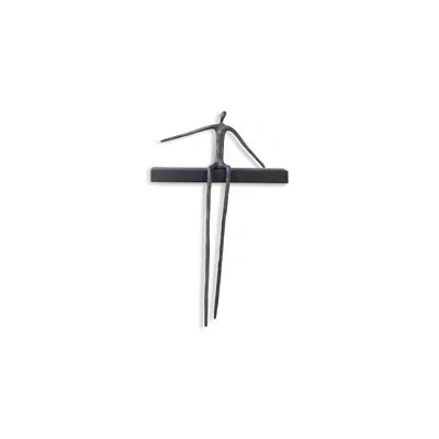 Phillips Collection Moveable Man On Short Shelf Sitting Wall Décor In Black